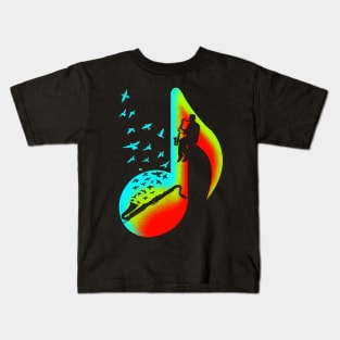 Music Bass Clarinet Player Kids T-Shirt